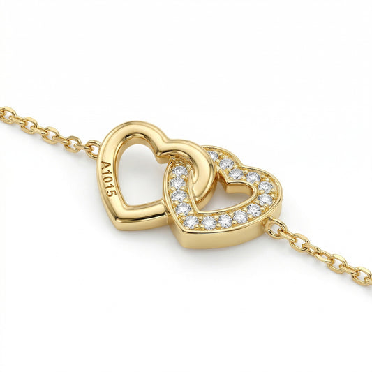 AËLLE DEUX COEUR BRACELET